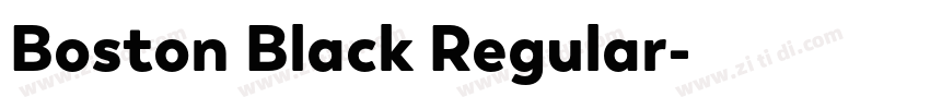 Boston Black Regular字体转换 Boston Black Regular字体转换